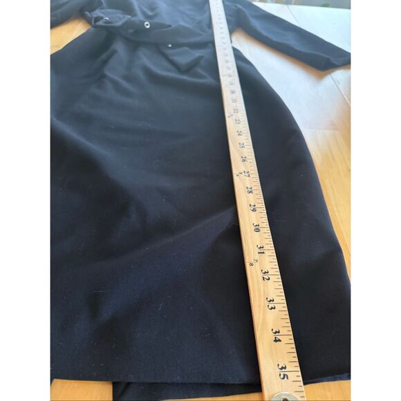 ZARA Elegant Black Belted Midi Dress with 3/4 Sleeves”SZ M - Picture 6 of 10